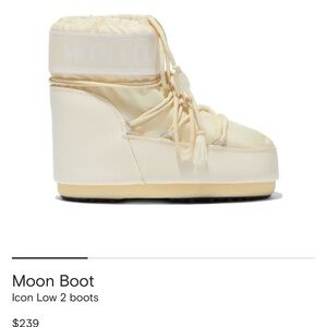 Moon Boot Icon Low 2 Women's Beige Boots